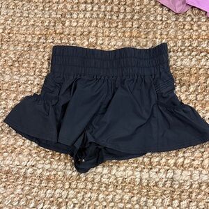 FP Movement by Free People Black Ruffled Skorts